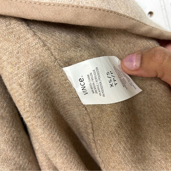 Vince Wool Plaid Cape - Picture 7 of 7